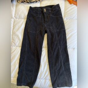 Kavu Black Corduroy Pants. Size 6.